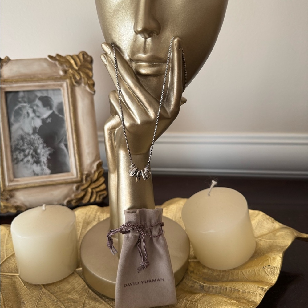 David Yurman Stax Rondelle Pendant Necklace